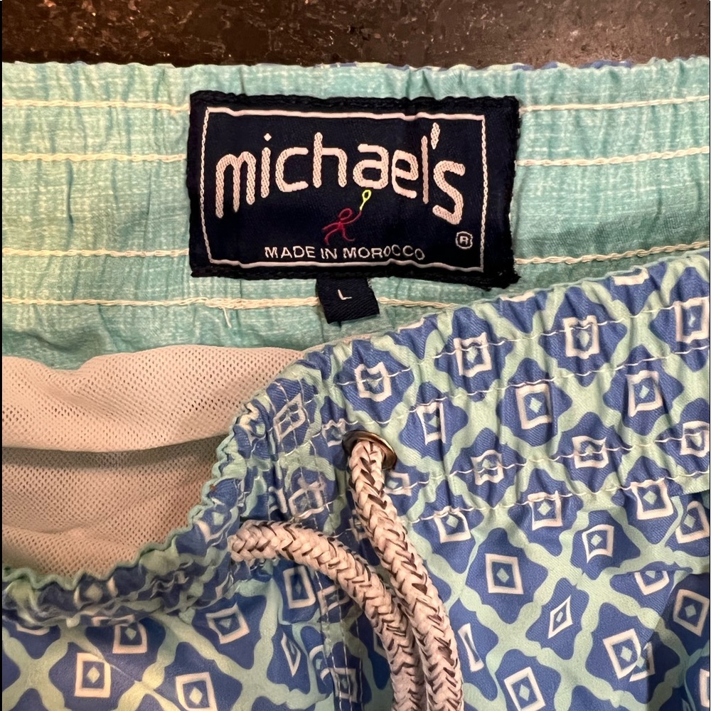 Michael’s swim trunks size large
